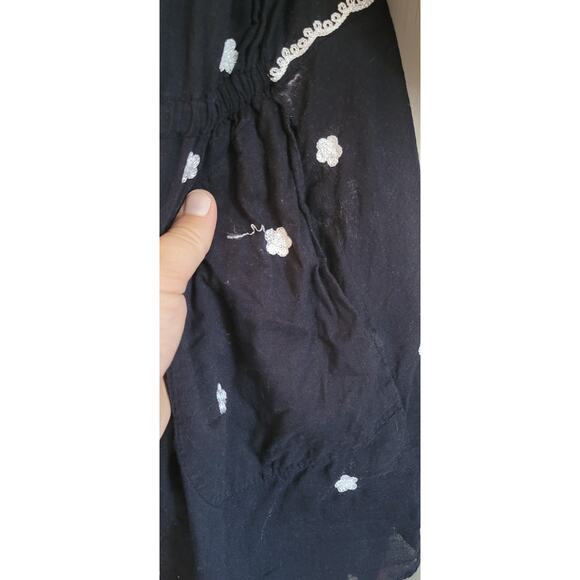 WAYWARD FANCIES ESHAKTI Tunic embroidered casual black size 3X-26W - Picture 7 of 8